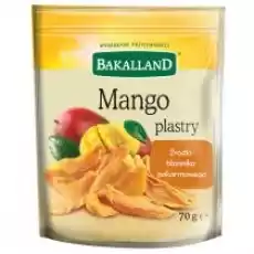 Bakalland Mango suszone 70 g Artykuły Spożywcze Bakalie i suszone owoce