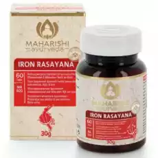 Herbal Iron Rasayana z żelazem 60 tabletek Maharishi Ayurveda Zdrowie i uroda Kosmetyki i akcesoria Pielęgnacja ciała Pozostałe kosmetyki do pielęgnacji ciała