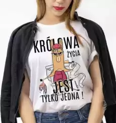 śmieszna koszulka na prezent dla koleżanki prezent dla siostry Odzież obuwie dodatki Odzież damska Tshirty i koszulki damskie