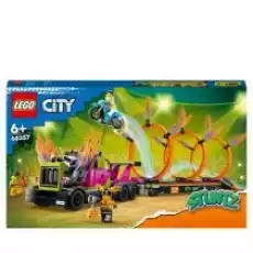 LEGO City Wyzwanie kaskaderskie 8212 ciężarówka i ogniste obręcze 60357 Dla dziecka Zabawki Klocki