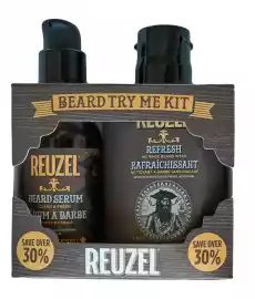 Reuzel Beard CleanFresh zestaw do pielęgnacji zarostu płyn do mycia brody serum 100ml50g Zdrowie i uroda Kosmetyki i akcesoria Kosmetyki dla mężczyzn