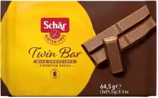 Twin bar wafelki w czekoladowe bezglutenowe 3x215 g Schar Artykuły Spożywcze Słodycze