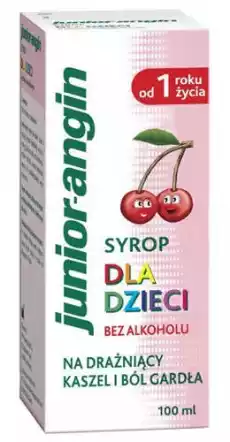 JUNIORANGIN syrop 100ml Zdrowie i uroda Zdrowie Leki Przeziębienie i grypa