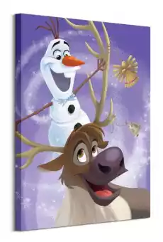 Olafs Frozen Adventure Olaf i Sven obraz na płótnie Dom i ogród Wyposażenie wnętrz Dekoracja Obrazy i plakaty