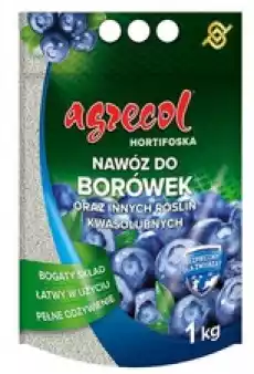 AGRECOL Hortifoska do borówek 1kg Dom i ogród Ogród Nawozy do roślin i kwiatów