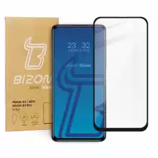 Szkło hartowane Bizon Glass Edge do Xiaomi Poco X3 NFC PRO czarne Telefony i akcesoria Akcesoria telefoniczne Folie ochronne