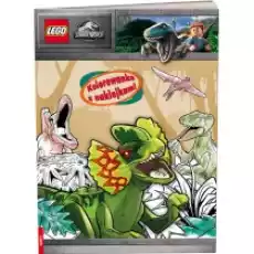 LEGO Jurassic World Kolorowanka z naklejkami Książki Dla dzieci