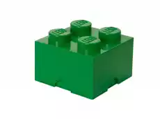 LEGO 40031734 Pojemnik na klocki 2x2 ciemnozielony Dom i ogród Przechowywanie