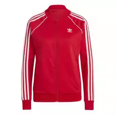 Bluza damska adidas ADICOLOR CLASSICS SST czerwona IK4032 Odzież obuwie dodatki Bluzy i swetry