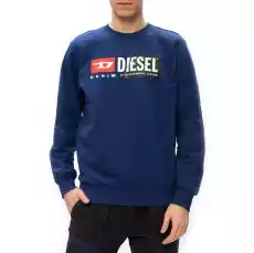 Bluza marki Diesel model SGIRKCUTY kolor Niebieski Odzież męska Sezon WiosnaLato Odzież obuwie dodatki