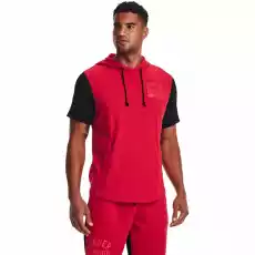 Koszulka męska Under Armour Rival Terry CB SS Hoodie Sport i rekreacja Odzież sportowa Męska