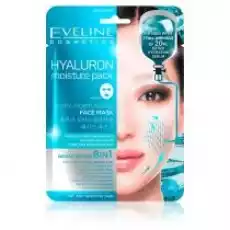 Eveline Cosmetics Hyaluron Moisture Pack ultranawilżająca maska z kwasem hialuronowym na tkaninie 20 ml Zdrowie i uroda Kosmetyki i akcesoria Pielęgnacja twarzy