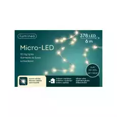 Lampki micro 378 led srebrnyciepły biały wewzew 600cm Gadżety Imprezowe Pozostałe