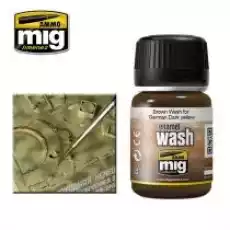 Ammo Enamel Wash Brown Wash for German Dark Yellow Dla dziecka Zabawki Rowerki i inne pojazdy dla dzieci