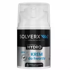 SOLVERX Hydro krem do twarzy dla mężczyzn 50ml Zdrowie i uroda Kosmetyki i akcesoria Pielęgnacja twarzy Kremy do twarzy