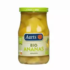 Ananas Kawałki w Lekkim Syropie Bio 350 g 190 g Aarts Artykuły Spożywcze