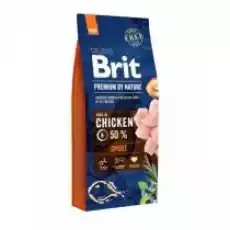 Brit Premium by Nature sport chicken karma sucha dla psów 15 kg Dom i ogród Artykuły zoologiczne Psy