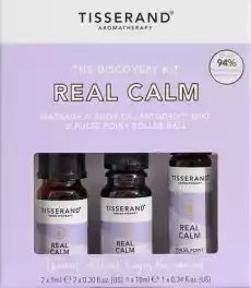 Zestaw olejków eterycznych Real Calm Discovery Kit 2 x 9 ml 1 x 10 ml TISSERAND Zdrowie i uroda Kosmetyki i akcesoria Kosmetyki i akcesoria do kąpieli Olejki do kąpieli Aromaterapia