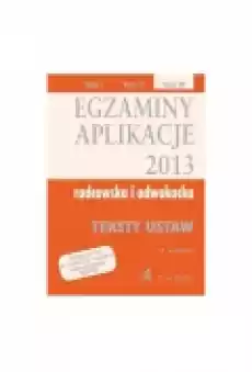 Egzaminy Aplikacje Radcowska I Adwokacka Książki Podręczniki i lektury