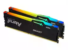 KINGSTON 16GB 5600MTs DDR5 CL36 DIMM Kit of 2 FURY Beast RGB EXPO Komputery Podzespoły komputerowe Pamięci operacyjne