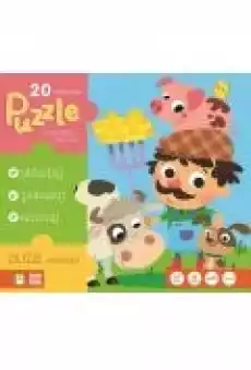 Puzzle 20 el Zwierzęta na wsi Dla dziecka Zabawki Puzzle