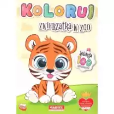 Koloruj Zwierzątka w zoo Książki Dla dzieci