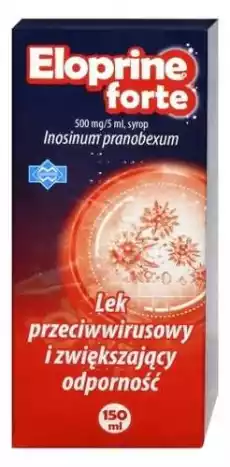 Eloprine Forte syrop 500mg5ml 150ml Zdrowie i uroda Zdrowie Leki Przeziębienie i grypa