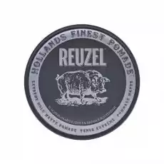 Reuzel Hollands Finest Pomade mocno utrwalająca pomada na bazie wody Black 113g Zdrowie i uroda Kosmetyki i akcesoria Pielęgnacja i stylizacja włosów