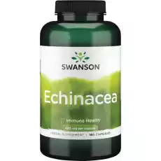 Swanson Echinacea 400mg 180kaps Zdrowie i uroda Zdrowie Witaminy minerały suplementy diety