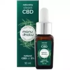 Manu Natu Olejek CBD Naturalny 5 Suplement diety Zdrowie i uroda Zdrowie Witaminy minerały suplementy diety