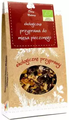 PRZYPRAWA DO MIĘSA PIECZONEGO BIO 50 g DARY NATURY Artykuły Spożywcze Zioła