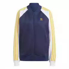 Bluza damska adidas ADICOLOR CLASSICS SST granatowa IK0422 Odzież obuwie dodatki Bluzy i swetry