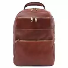 Tuscany Leather Melbourne skórzany plecak na laptop TL142205 kolor brązowy Odzież obuwie dodatki Galanteria i dodatki Plecaki