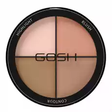 Gosh Contourn Strobe Kit paleta do konturowania twarzy 15g 001 Light Zdrowie i uroda Kosmetyki i akcesoria Makijaż i demakijaż Pudry i róże