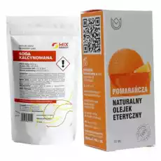 Soda Kalcynowana 1 kg Big Nature Naturalny Olejek Eteryczny Pomarańcza 12 ml Naturalne Aromaty Artykuły Spożywcze