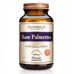 Doctor Life Saw Palmetto ekstrakt z owoców palmy sabałowej 160mg suplement diety 60 kapsułek Zdrowie i uroda Zdrowie Witaminy minerały suplementy diety