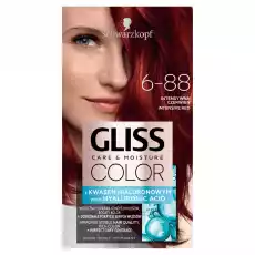 Gliss Color Care Moisture farba do włosów 688 Intensywna Czerwień Zdrowie i uroda Kosmetyki i akcesoria Pielęgnacja i stylizacja włosów Farby i szampony koloryzujące