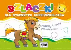 Szlaczki dla starszych przedszkolaków kształty i figury geometryczne Książki Dla dzieci Edukacyjne