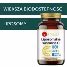 Yango Liposomalna witamina C 60szt Zdrowie i uroda Zdrowie Witaminy minerały suplementy diety