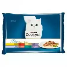 Gourmet Perle karma mokra dla kotów kolekcja duet mięsny 4 x 85 g Dom i ogród Artykuły zoologiczne Koty