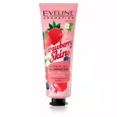 Eveline Cosmetics Strawberry Skin Regenerujący balsam do rąk 50ml Zdrowie i uroda Kosmetyki i akcesoria Pielęgnacja dłoni