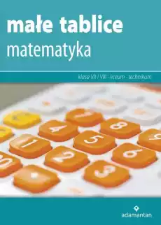 Matematyka Małe tablice wyd 15 Książki Podręczniki i lektury