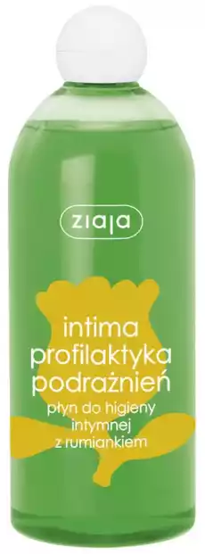 Ziaja Intima płyn do higieny intymnej z rumiankiem 500ml Zdrowie i uroda Kosmetyki i akcesoria Pielęgnacja ciała Higiena intymna