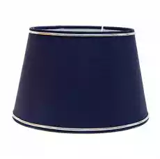 Abażur Chic NavyChrom 20x15x13cm Dom i ogród Wyposażenie wnętrz Oświetlenie Akcesoria do oświetlenia Klosze i abażury