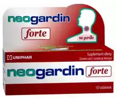 NEOGARDIN FORTE x 10 tabletek do ssania Zdrowie i uroda Zdrowie Leki Przeziębienie i grypa