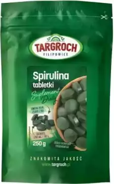 Spirulina 1000 tabletek 250mg 250g Targroch Artykuły Spożywcze Produkty dietetyczne Suplementy