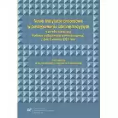 Nowe instytucje procesowe w postępowaniu Książki Prawo akty prawne