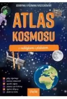 Atlas kosmosu z naklejkami i plakatem Książki Dla dzieci