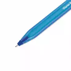 Długopis z nasadką Paper Mate InkJoy 100 Cap 05 mm niebieski Biuro i firma Akcesoria biurowe Artykuły piśmiennicze