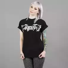 KOSZULKA ROCKOFF ANTHRAX DEATH HANDS LADIES Odzież obuwie dodatki Odzież damska Tshirty i koszulki damskie